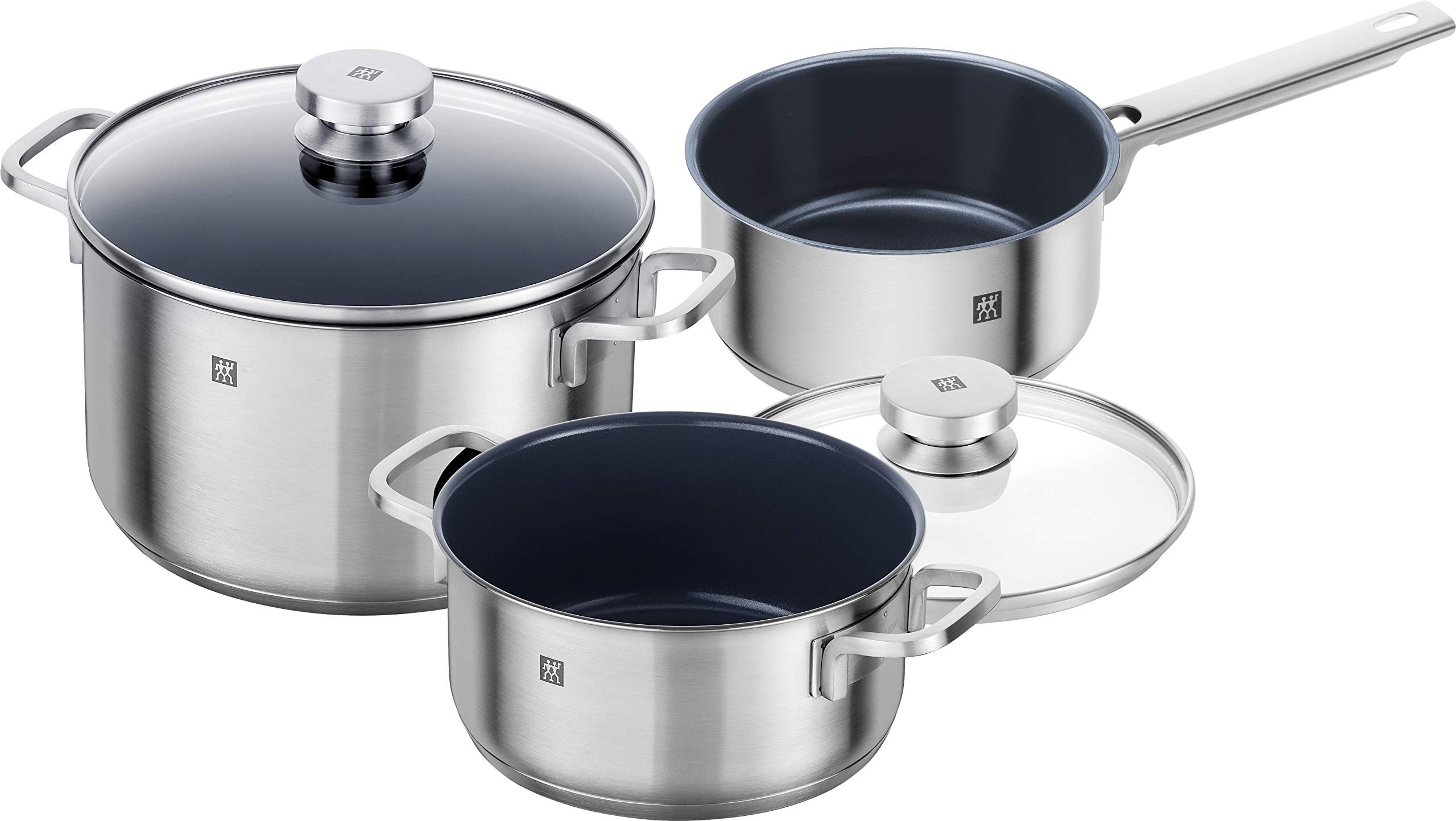 zwilling-focus-kochtopf-set-3-teilig-mit-2-glasdeckeln-edelstahl-18-10-induktion image 1