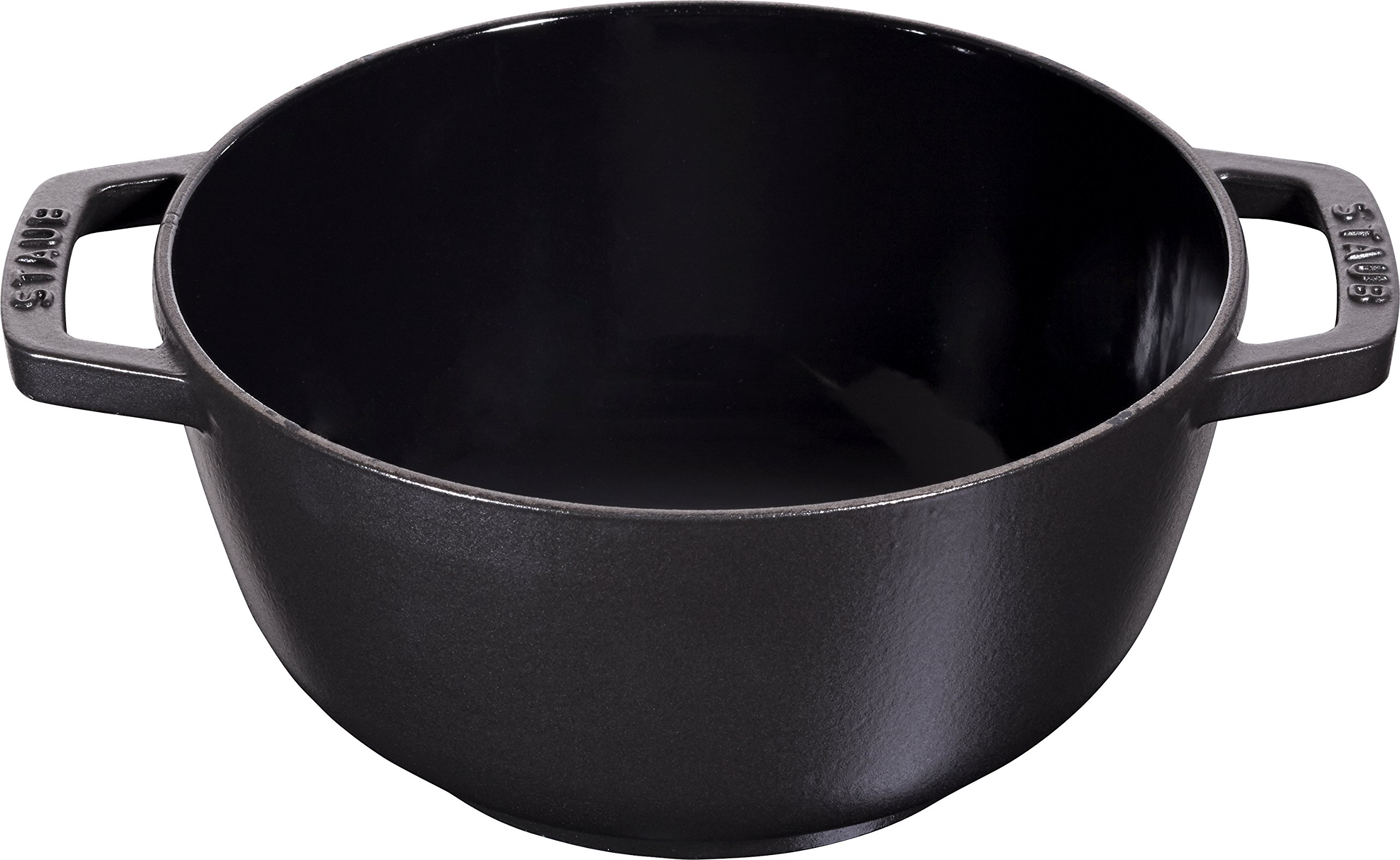 staub-fondue-set-20-cm-gusseisen-mit-6-gabeln-2-3-l-made-in-france-schwarz image 4