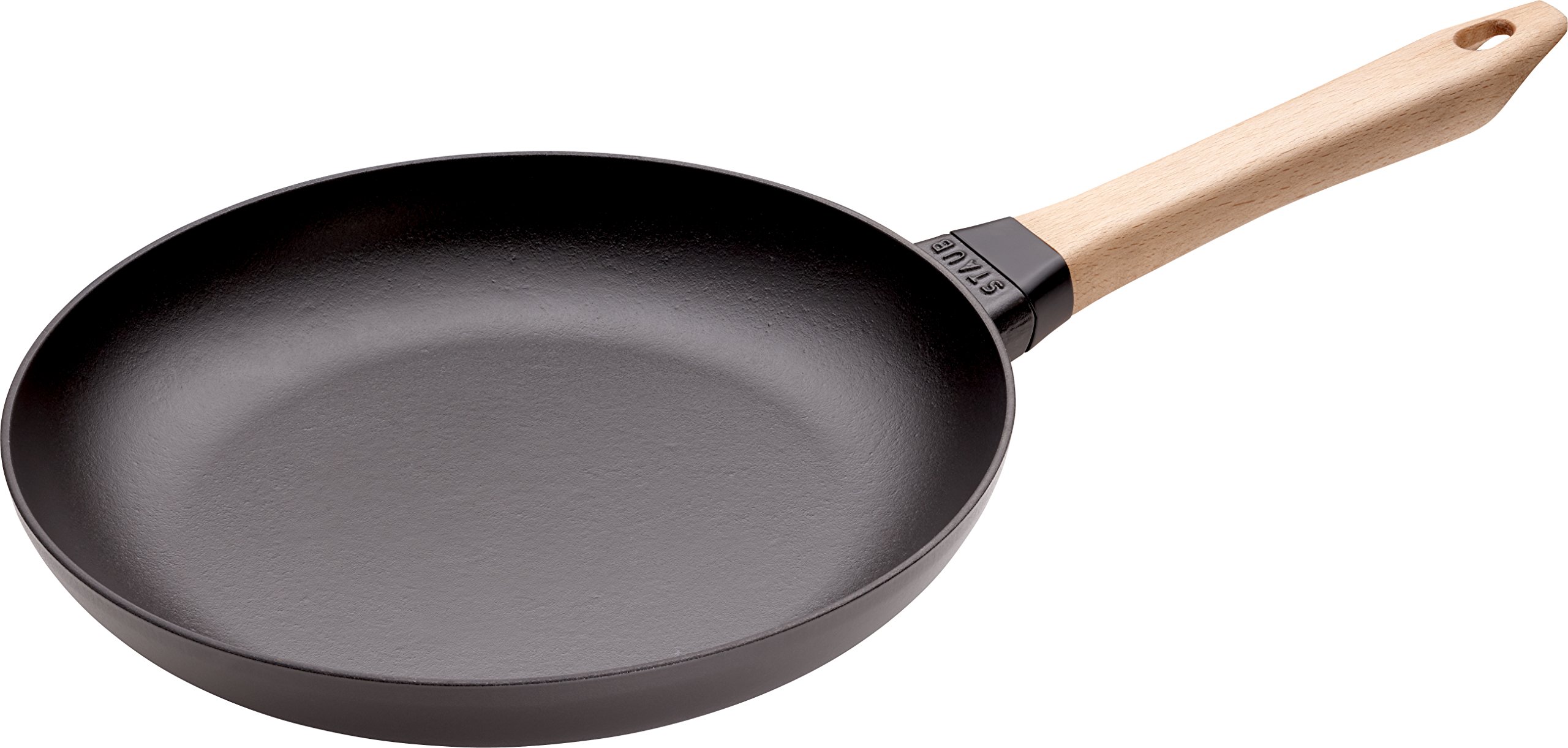staub-bratpfanne-26-cm-gusseisen-mit-2-griffen-emailliert-graphit-grau-f-r-alle- image 4