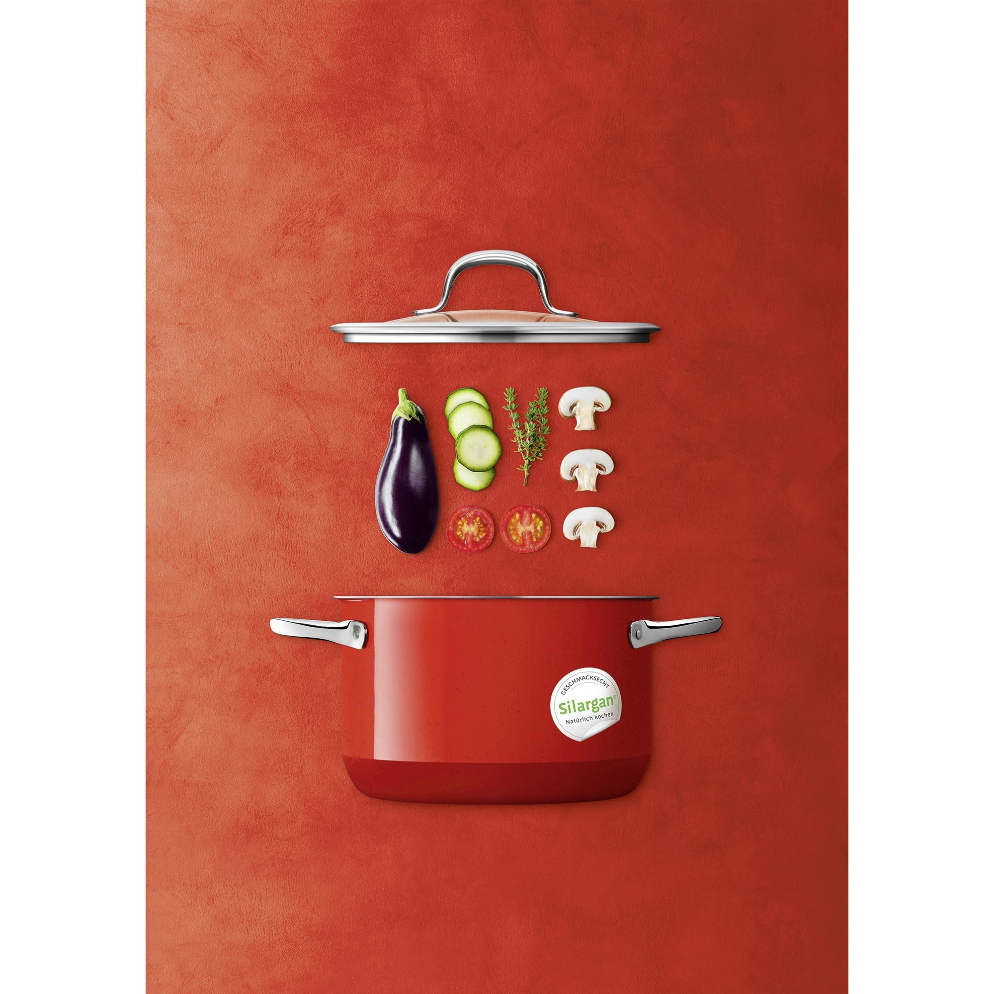 silit-passion-red-kochtopf-24-cm-mit-glasdeckel-bratentopf-induktion-4-4-l-silar image 3
