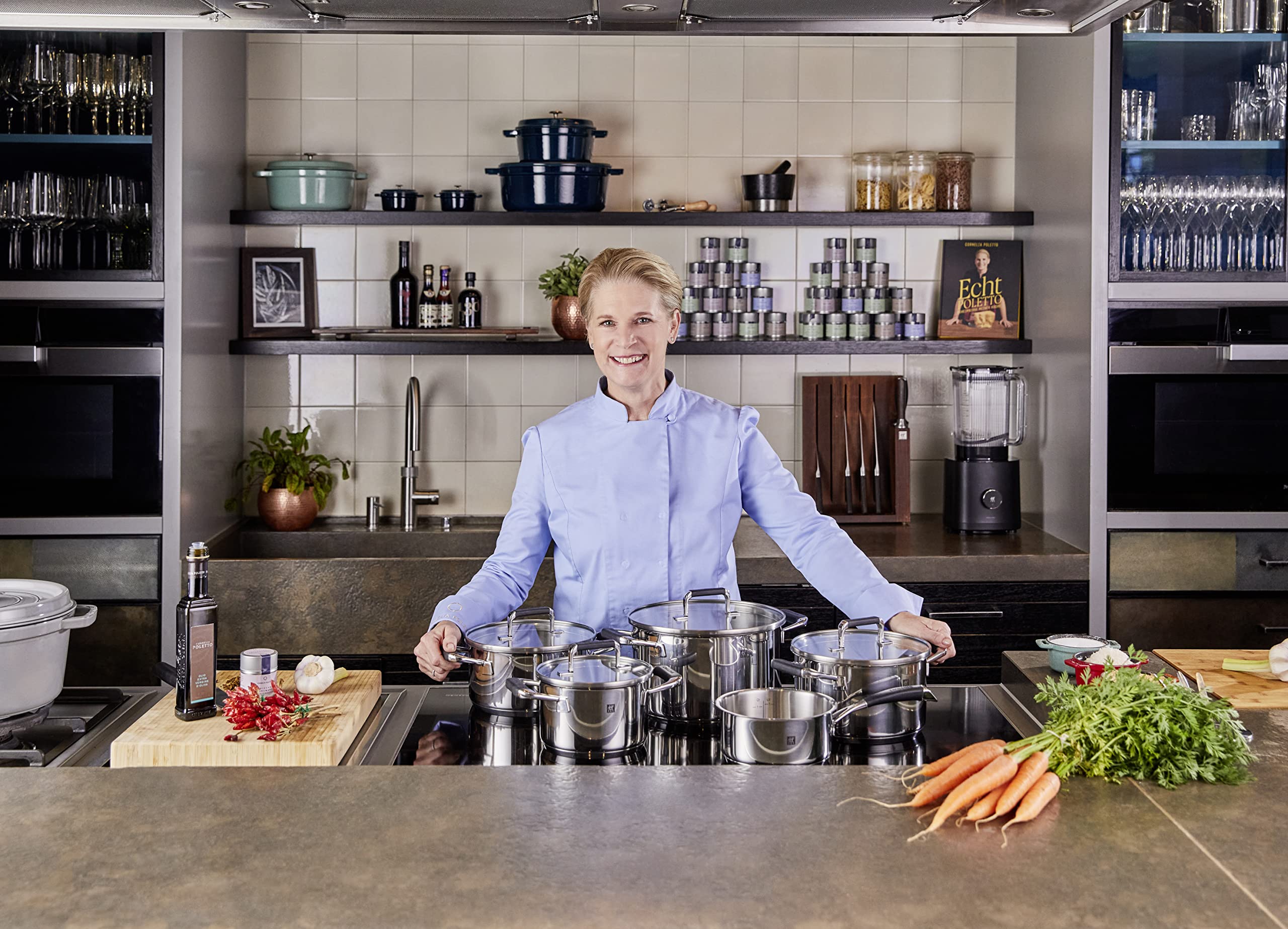 cornelia-poletto-by-zwilling-kochgeschirr-set-5-teilig-18-10-edelstahl-mit-sigma image 6
