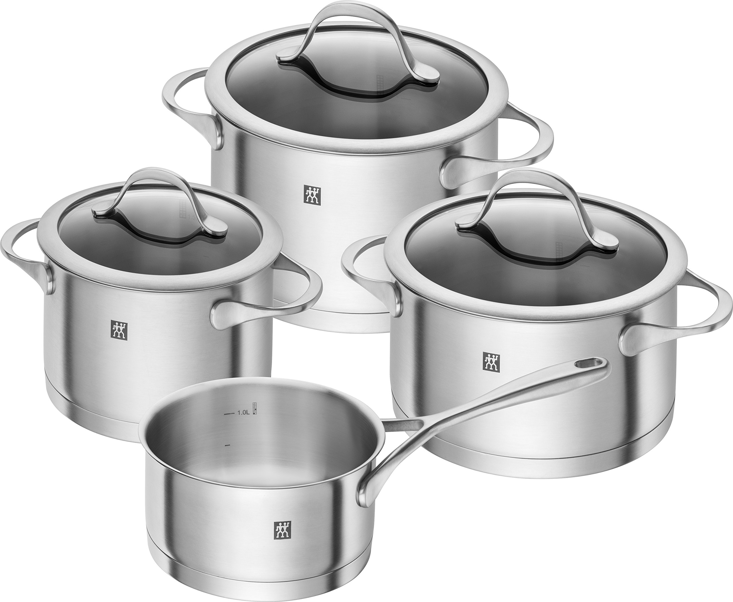 zwilling-essence-kochtopf-set-4-teilig-mit-glasdeckel-edelstahl-18-10-sigma-clas image 1
