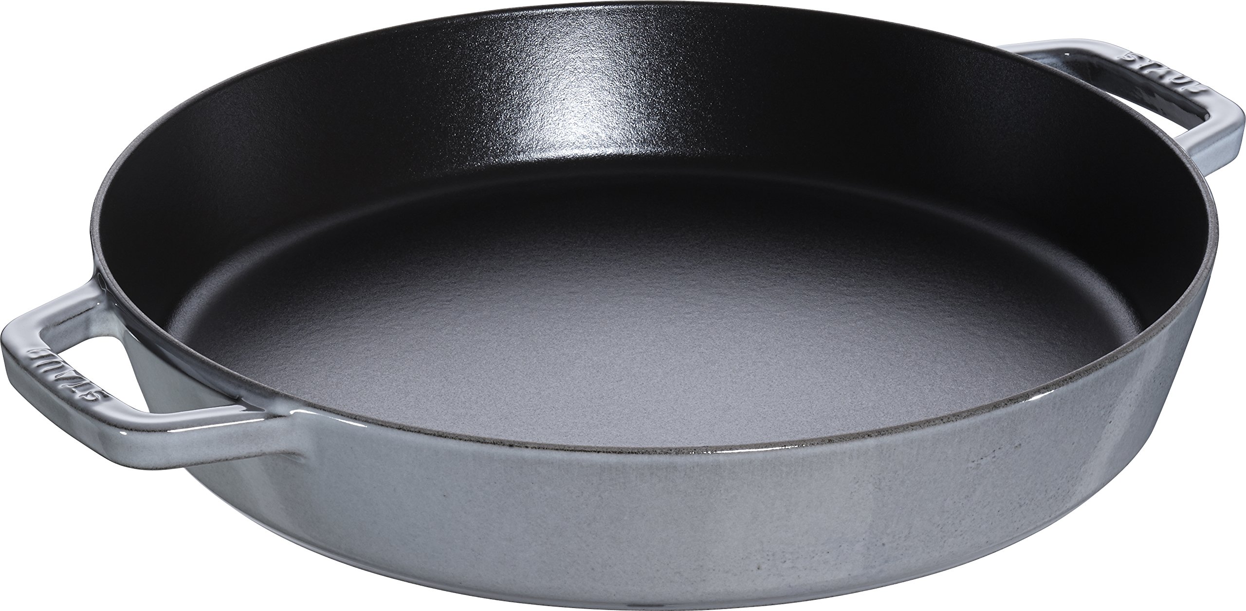 staub-paellapfanne-bratpfanne-34-cm-gusseisen-2-griffe-f-r-alle-herdarten-inkl-i image 5