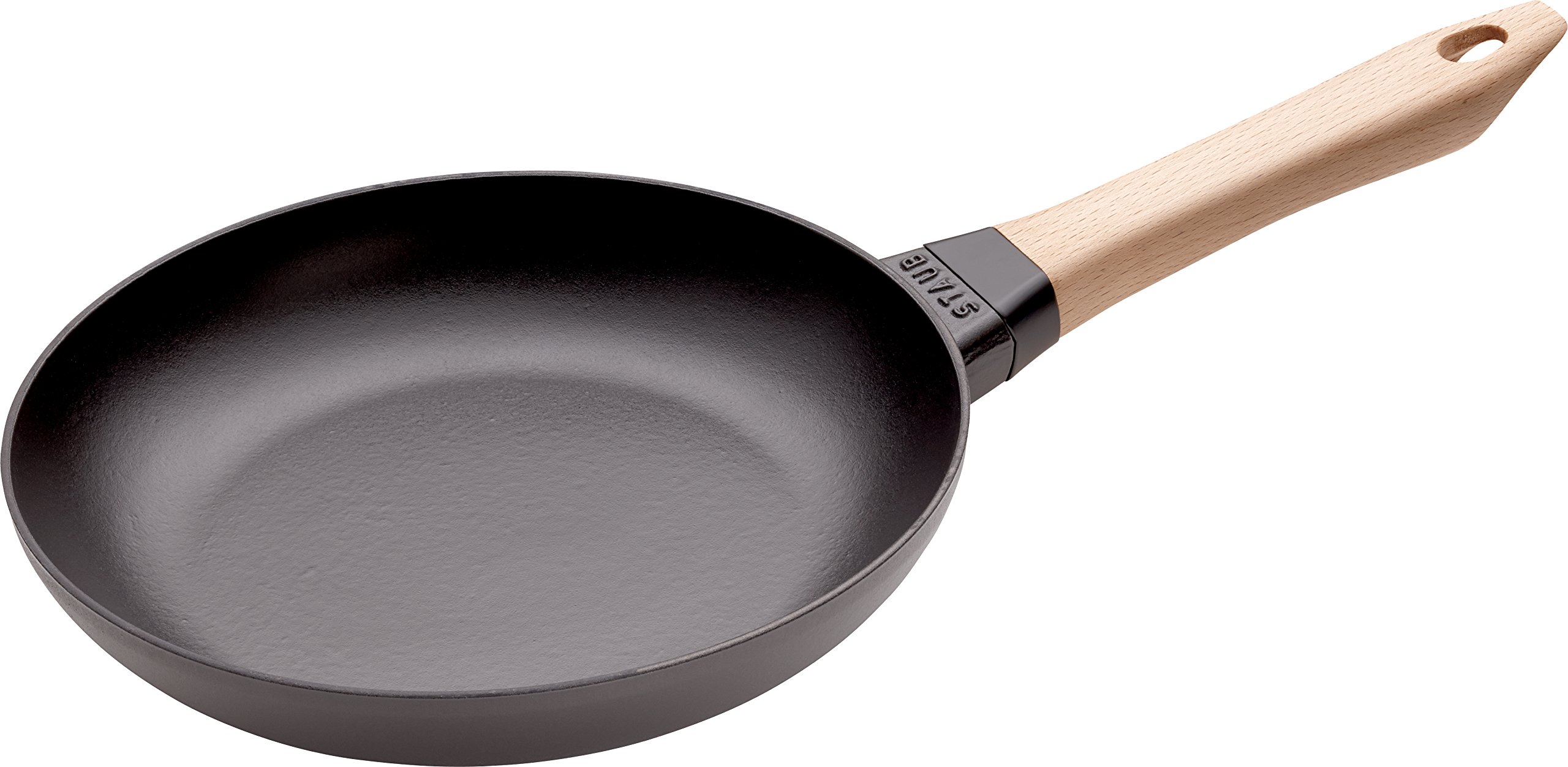 staub-grillpfanne-28-cm-aus-emailliertem-gusseisen-rund-mit-klappbarem-silikongr image 1
