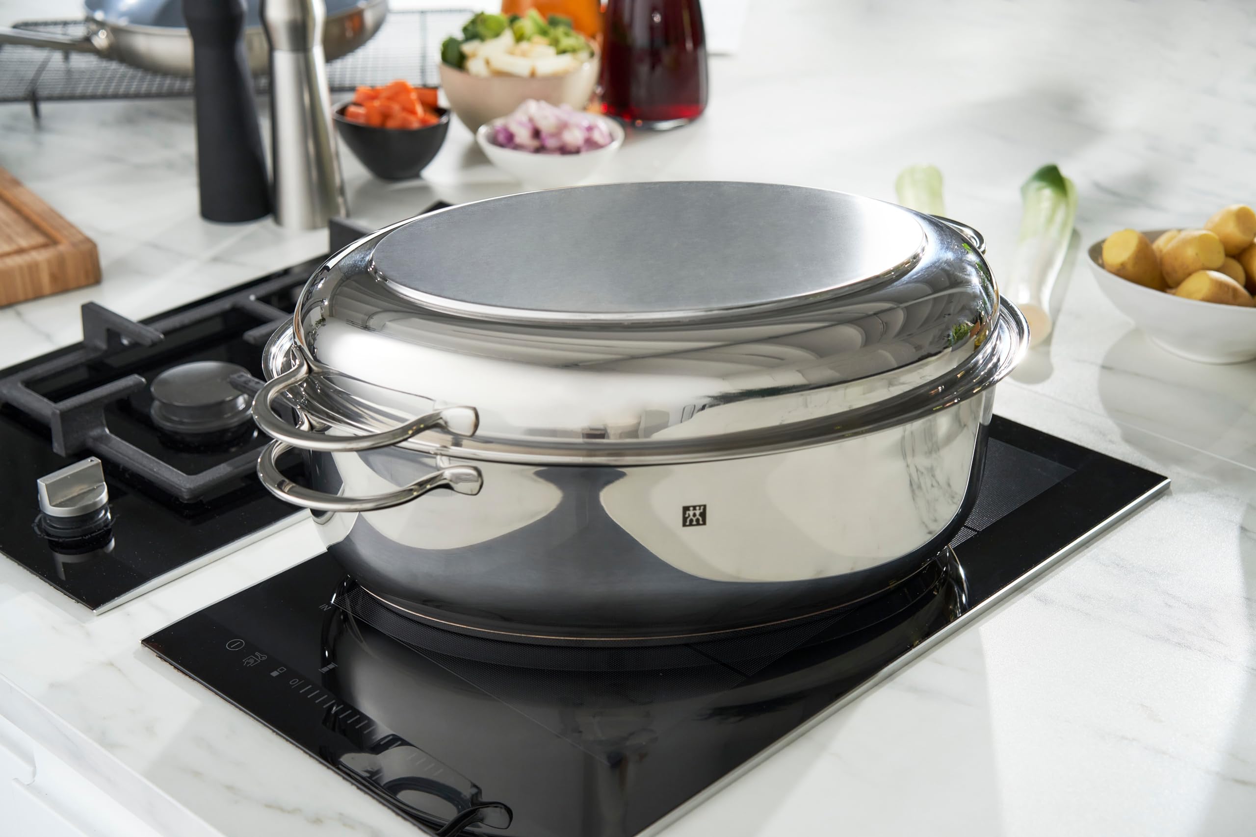 zwilling-plus-br-ter-mit-deckel-38-cm-ovaler-schmortopf-f-r-backofen-und-alle-he image 6