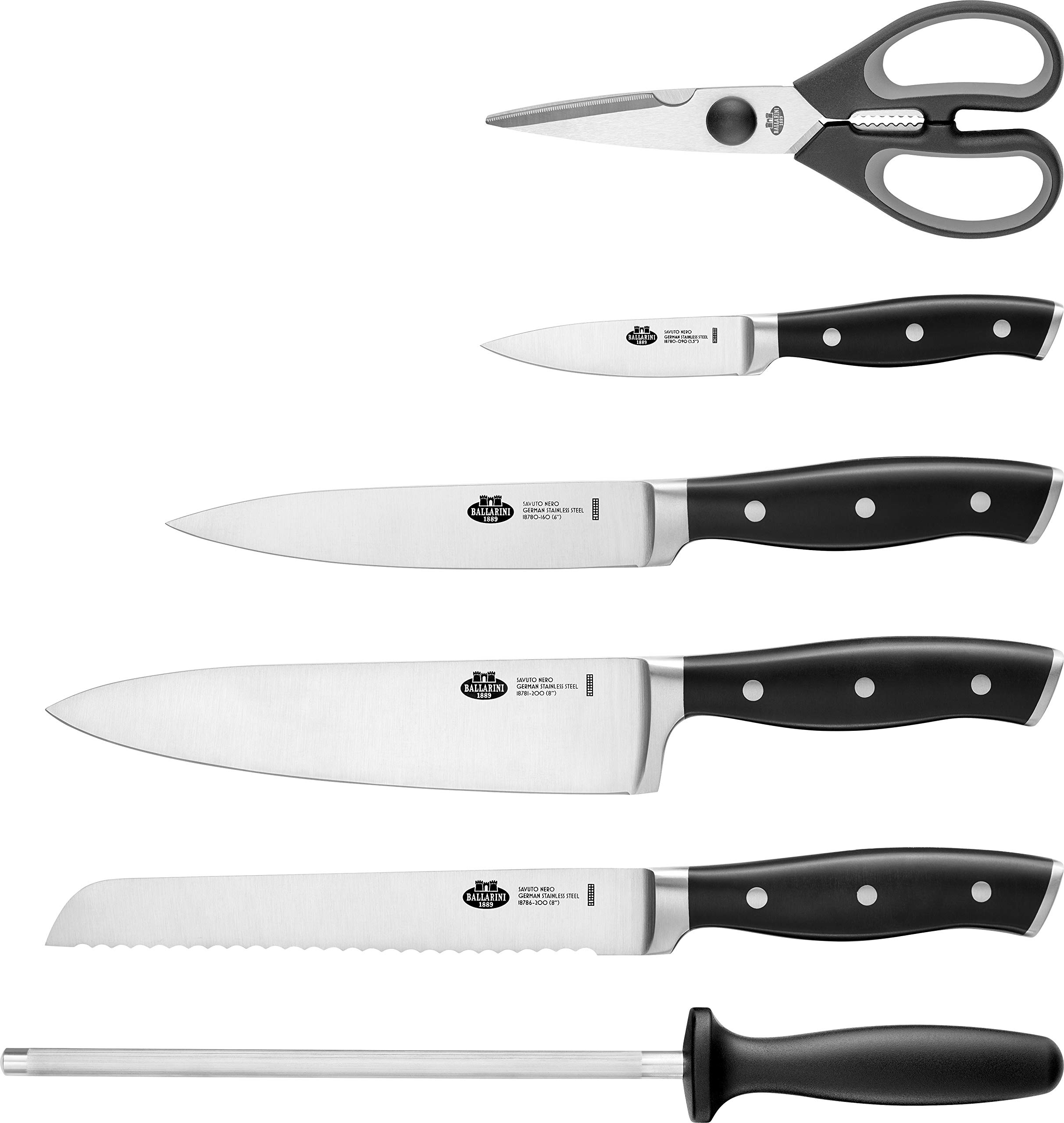 ballarini-savuto-nero-messerblock-7-teilig-mit-wetzstahl-und-schere-rostfreier-s image 3