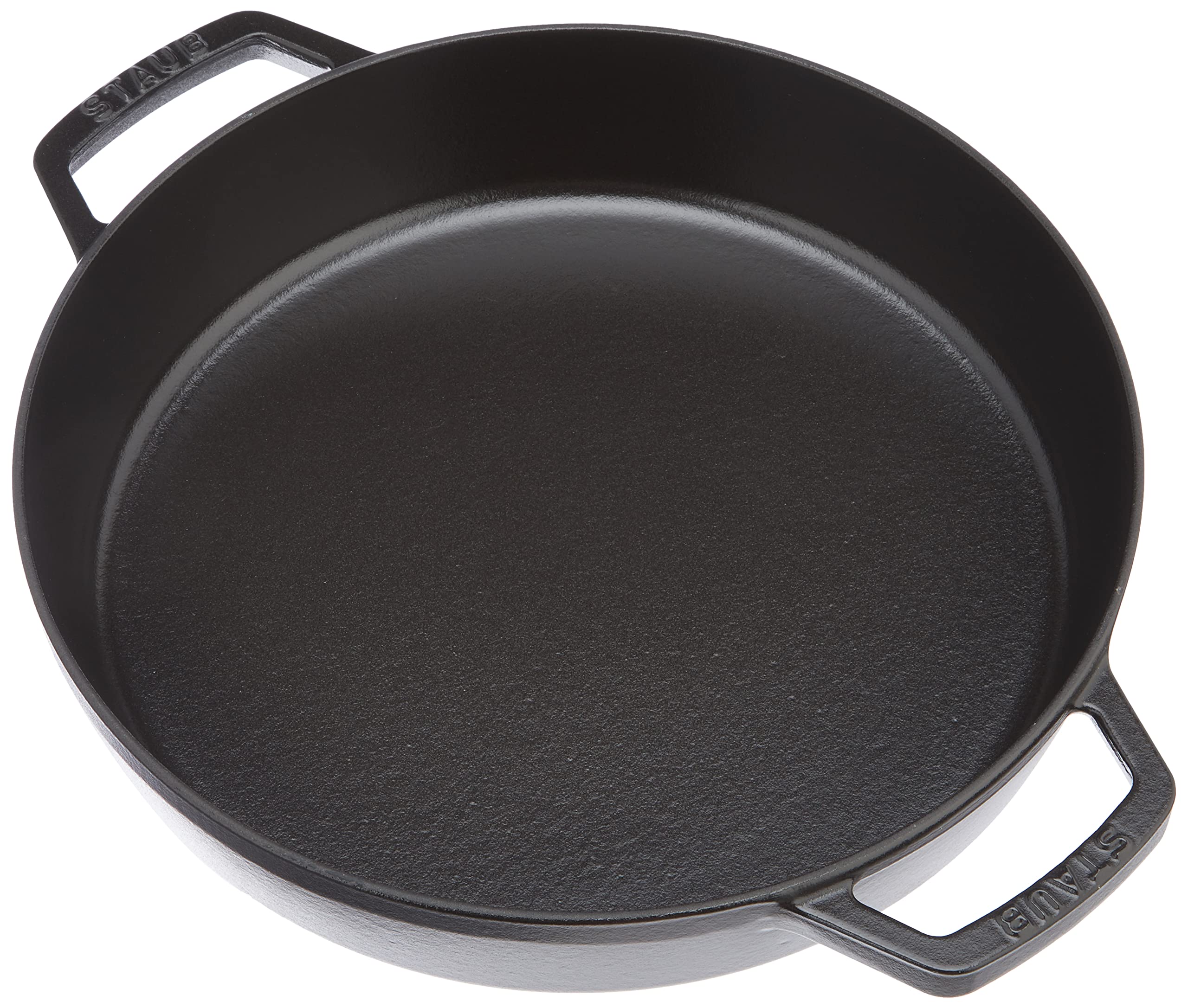 staub-bratpfanne-26-cm-gusseisen-mit-2-griffen-emailliert-graphit-grau-f-r-alle- image 6