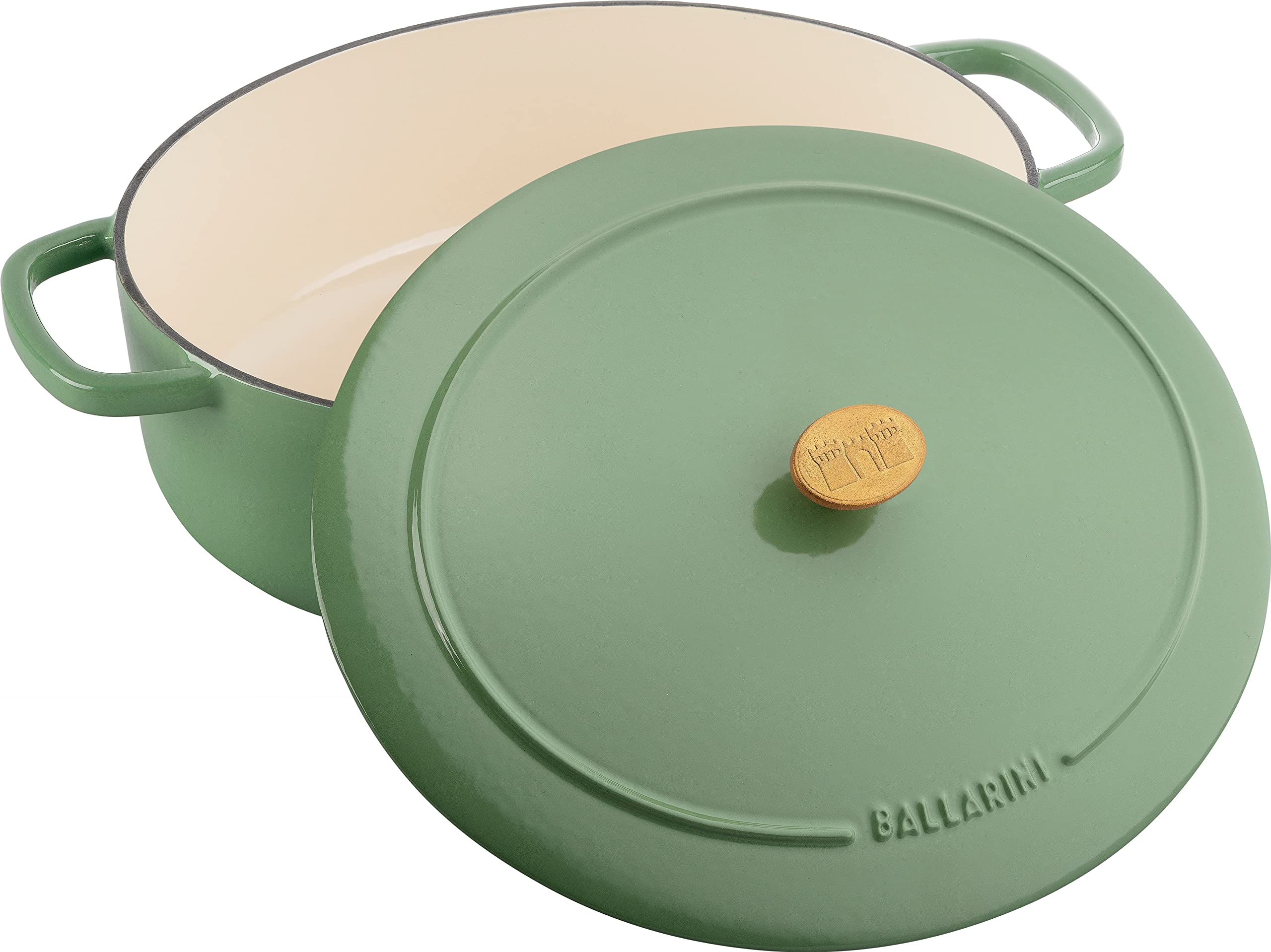 ballarini-bellamonte-gusseisen-br-ter-oval-33-cm-6-5-l-emailliert-gr-n-dutch-ove image 2