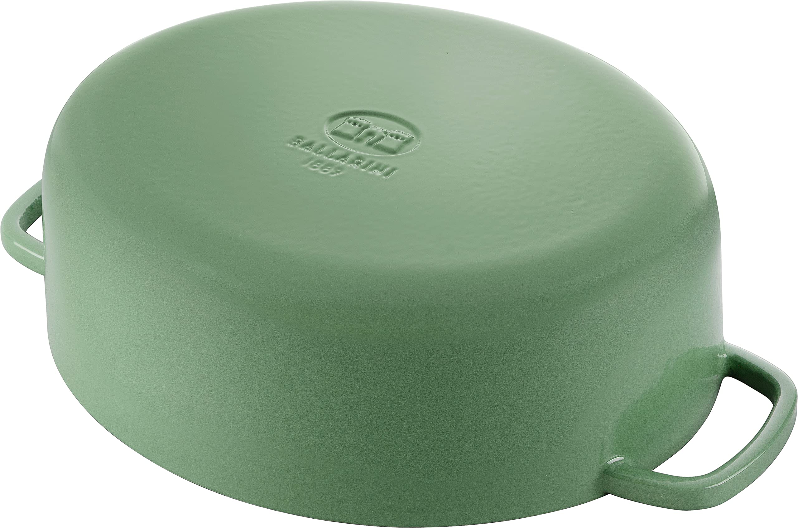 ballarini-bellamonte-gusseisen-br-ter-oval-33-cm-6-5-l-emailliert-gr-n-dutch-ove image 3